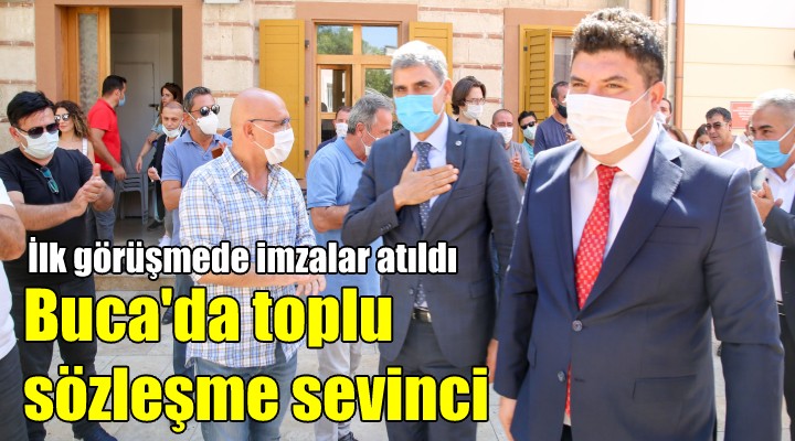 Buca da toplu sözleşme sevinci