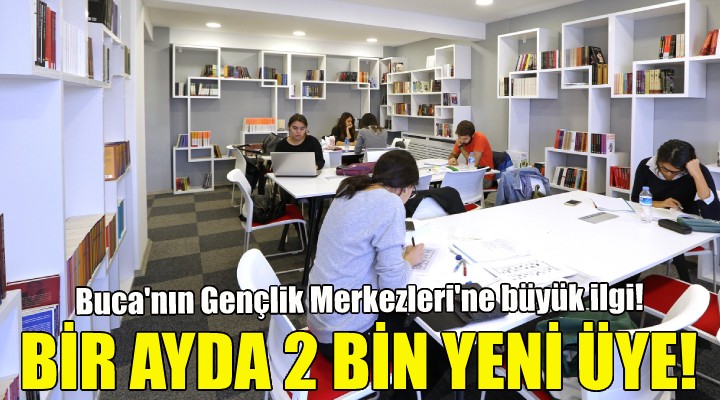 Buca nın Gençlik Merkezleri ne büyük ilgi!