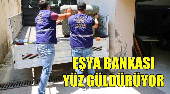 Buca nın eşya bankası yüz güldürüyor