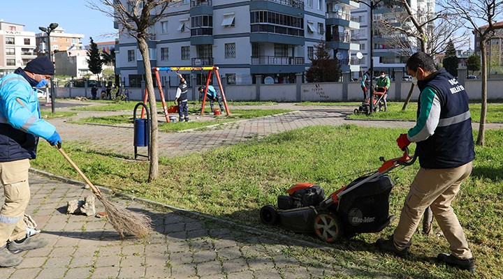 Buca nın parkları yenileniyor