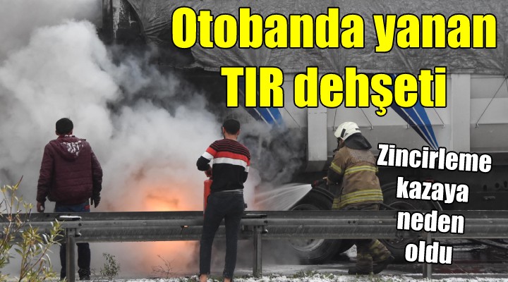 Buca otobanında balata dehşeti!