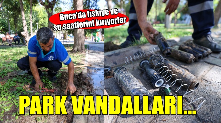 Buca parkları vandalların hedefinde...