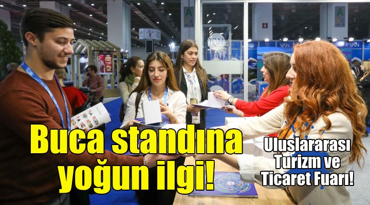 Buca standına yoğun ilgi!