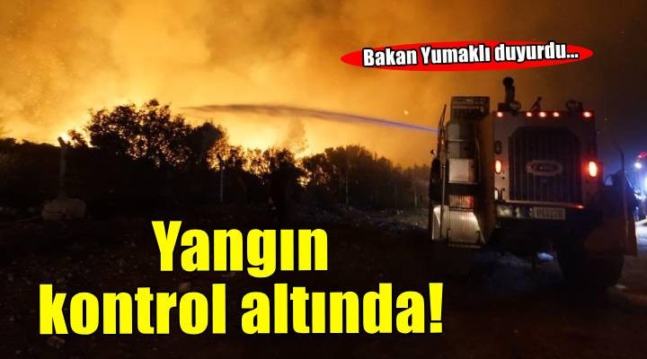 Buca yangını kontrol altında!