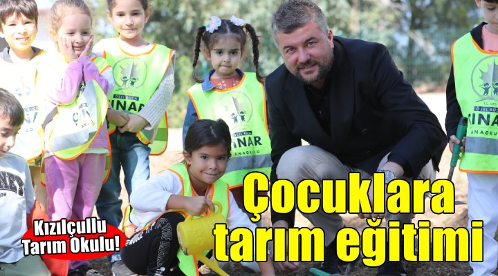 Buca’da çocuklara tohumdan sofraya tarım eğitimi...