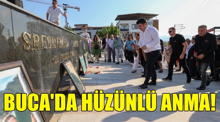 Buca’da hüzünlü Srebrenitsa anması!