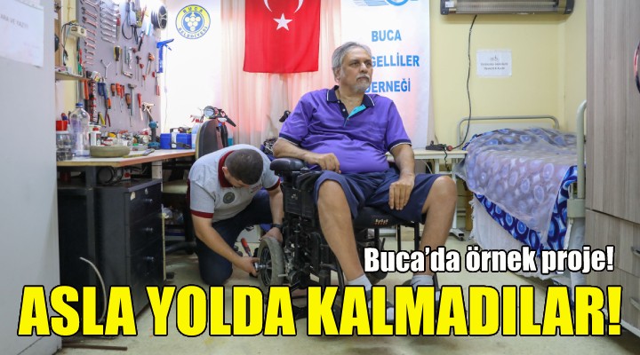 Buca’da örnek proje... Asla yolda kalmadılar!