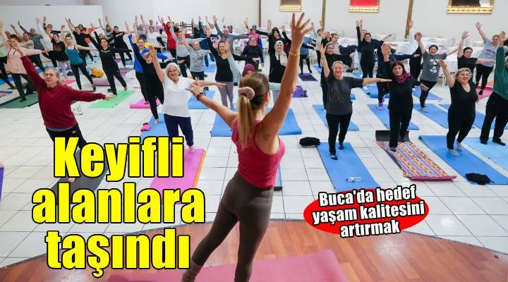 Buca’da spor keyfi kapalı alanlara taşındı