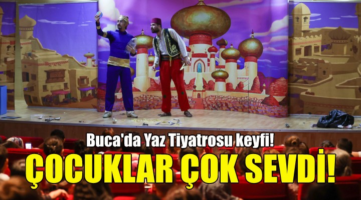 Bucalı çocukların yaz tiyatrosu keyfi!