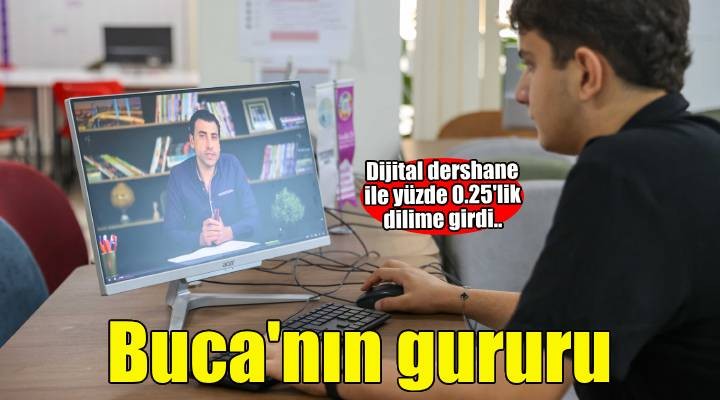 Bucalı öğrenciler başarıya dijital dershane ile ulaşıyor
