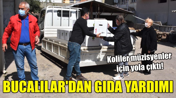 Bucalılar dan yüzlerce eve gıda yardımı!