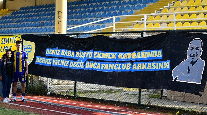 Bucasporlu Berke ye taraftar morali