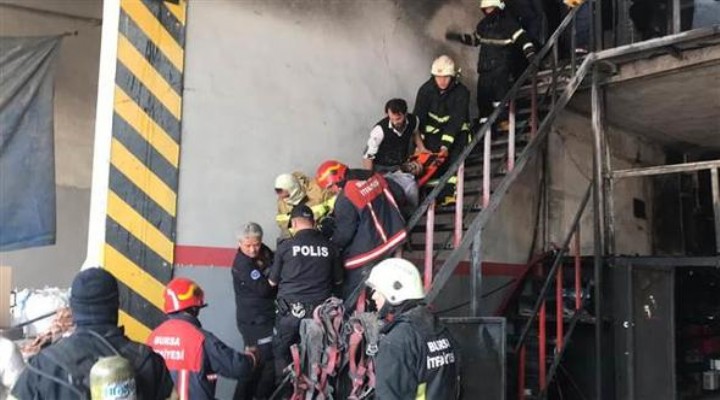 Bursa da fabrikada patlama: Yaralılar var