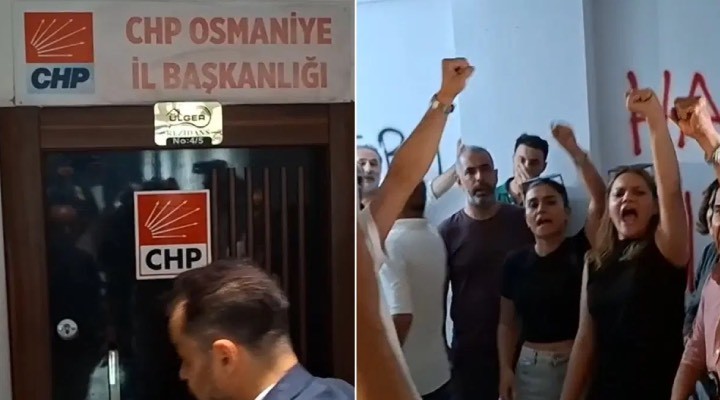Butlan yönetiminin atadıkları CHP Osmaniye İl Başkanlığı’na çilingirle girdi