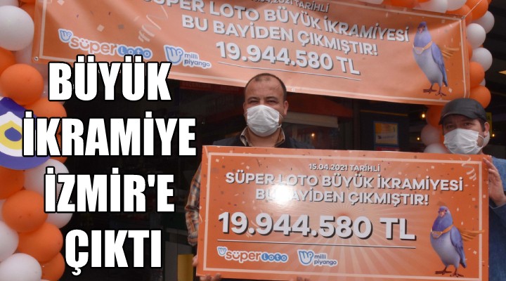 Büyük ikramiye İzmir e çıktı