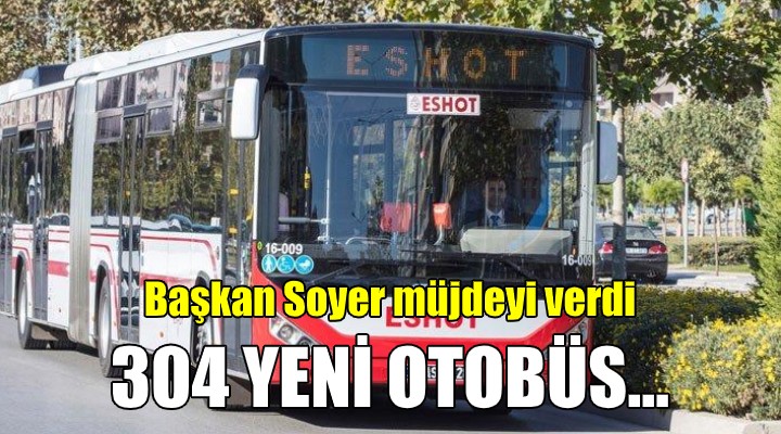 Büyükşehir 304 yeni otobüs alacak!