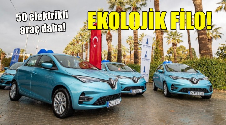 Büyükşehir, 50 elektrikli aracı daha filosuna kattı!