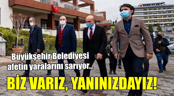 Büyükşehir Belediyesi afetin yaralarını sarıyor... BİZ VARIZ, YANINIZDAYIZ!