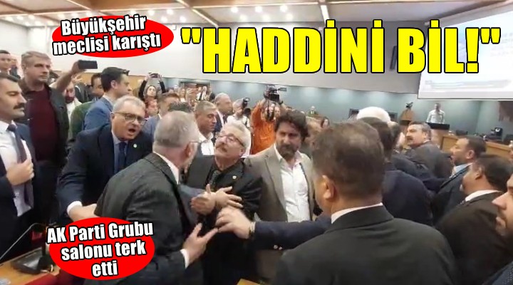 Büyükşehir Meclisi'nde ''Vakıflar'' gerginliği...