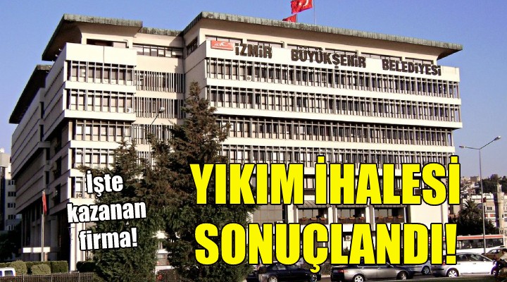 Büyükşehir binasının yıkım ihalesi sonuçlandı!