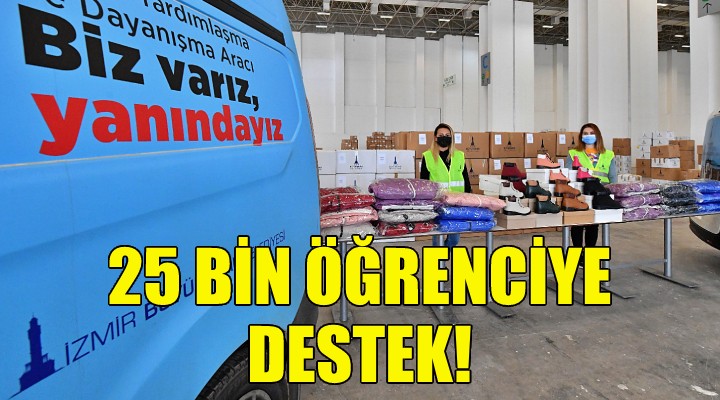 Büyükşehir den 25 bin öğrenciye destek!