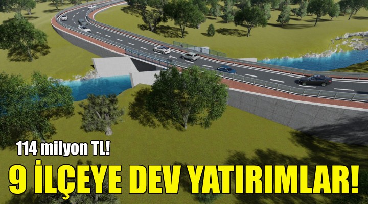 Büyükşehir den 9 ilçeye dev ulaşım yatırımları!