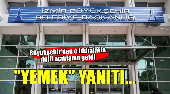 Büyükşehir den AK Partili Atmaca ya yemek yanıtı!