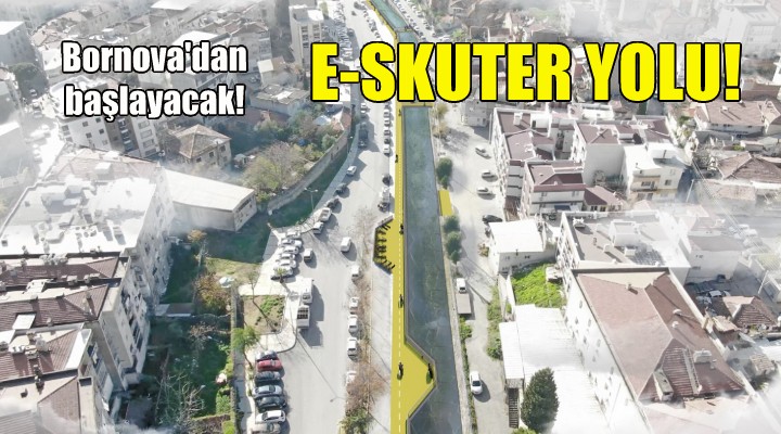 Büyükşehir den E-skuter yolu projesi!