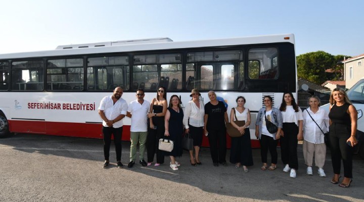 Büyükşehir den Seferihisar a otobüs desteği!