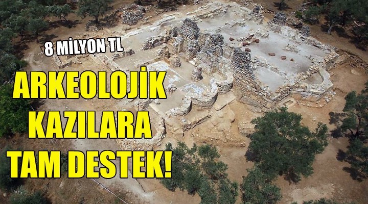 Büyükşehir den arkeolojik kazılara destek!