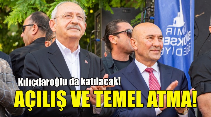 Büyükşehir den bir açılış, bir temel atma töreni!