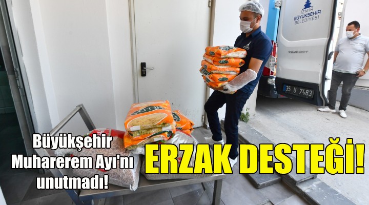 Büyükşehir den cemevlerine erzak desteği!