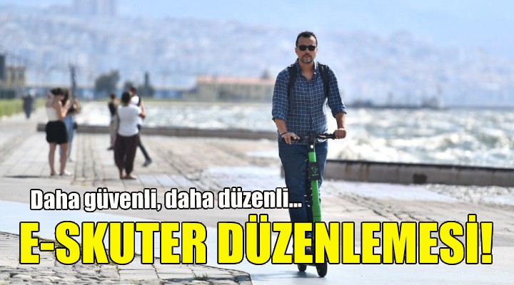 Büyükşehir den e-skuter düzenlemesi!