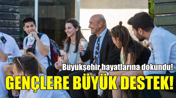 Büyükşehir den gençlere büyük destek!