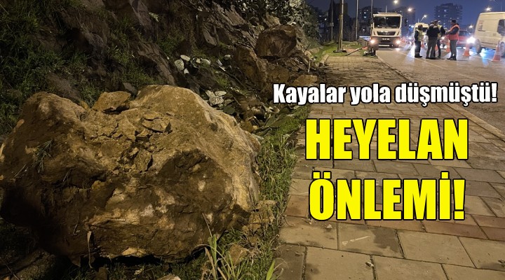 Büyükşehir den heyelan önlemi!