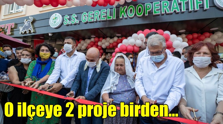 Büyükşehir den o ilçeye 2 proje birden