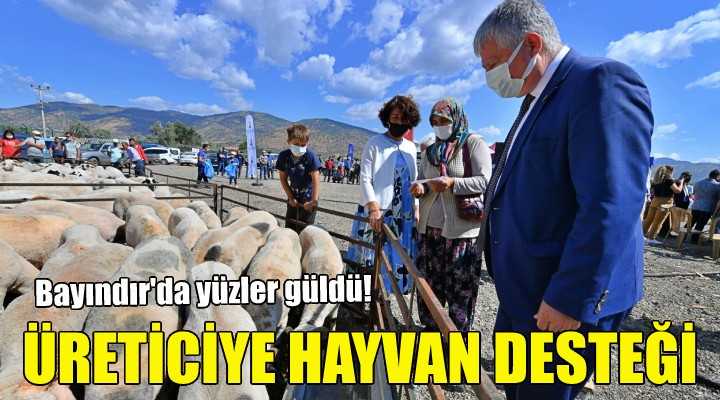 Büyükşehir den üreticiye hayvan desteği!