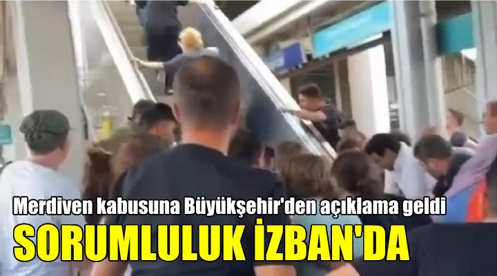 Büyükşehir'den 'yürüyen merdiven' açıklaması