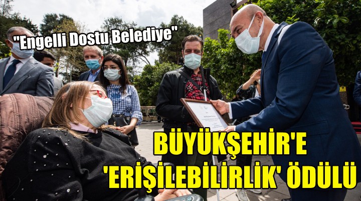 Büyükşehir e  erişilebilirlik  ödülü!