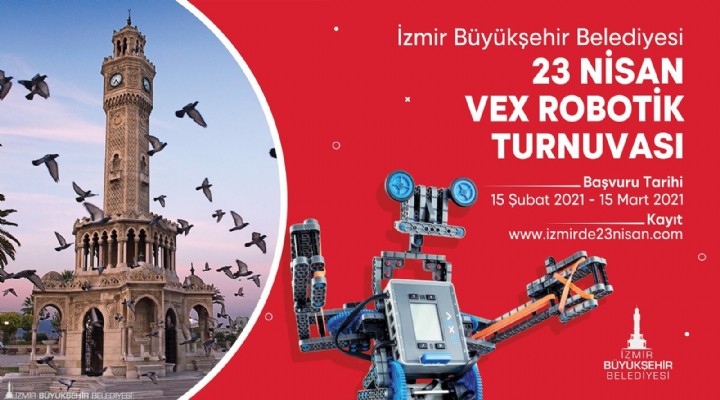 Büyükşehir’den 23 Nisan’da Vex Robotik Turnuvası