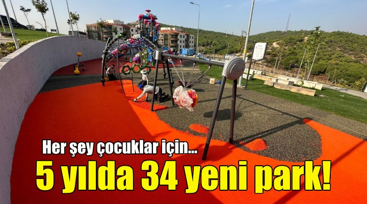 Büyükşehir’den 5 yılda 34 yeni park!