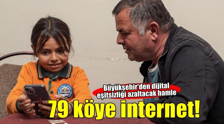 Büyükşehir’den 79 köye ücretsiz internet
