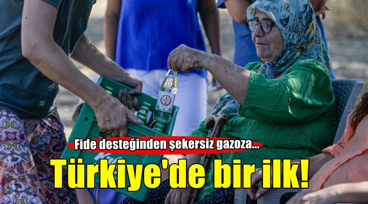 Büyükşehir’in fide desteği sıfır şekerli gazoza dönüştü
