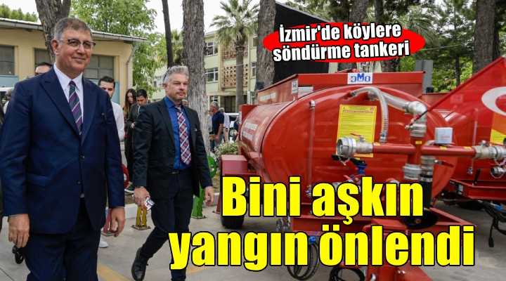 Büyükşehir’in köylere dağıttığı tankerler ormanları kurtarıyor