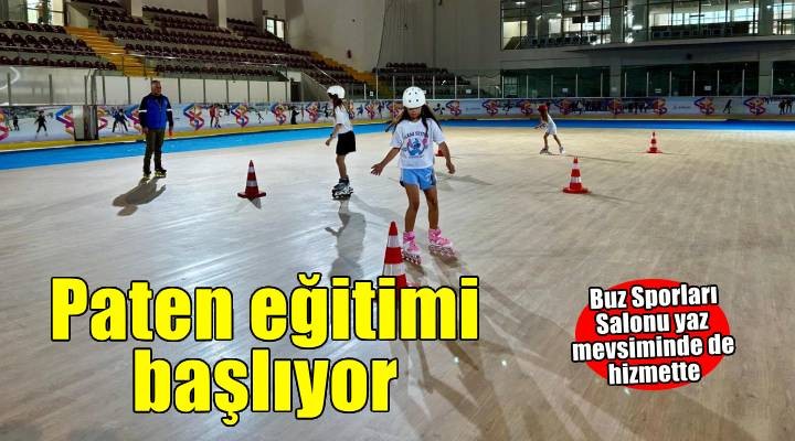 Buz Sporları Salonu'nda tekerlekli paten eğitimi başlıyor