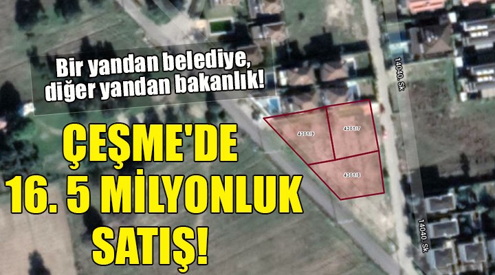 ÇEŞME DE 16.5 MİLYONLUK SATIŞ!