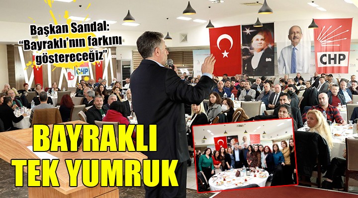 CHP Bayraklı dan gövde gösterisi...