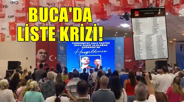 CHP Buca da liste krizi!
