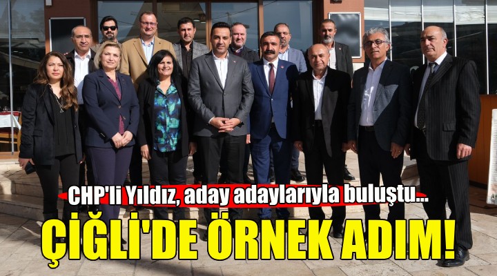 CHP Çiğli Adayı Yıldız dan örnek adım!