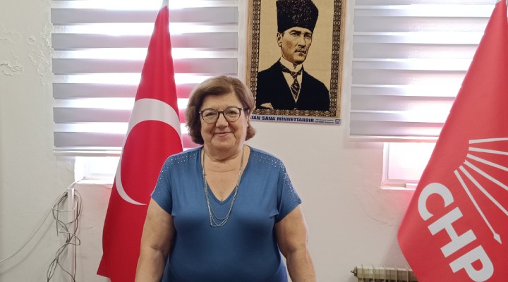 CHP Foça İlçe Başkanı Ayla Yılmaz kongrede aday olmayacak!